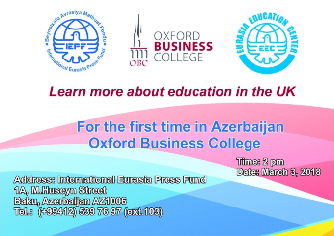For the first time in Azerbaijan: Oxford Business College